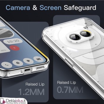 Silikoninis dėklas su kameros apsauga 2.0 mm storio - permatomas (Nothing Phone 2A/Nothing Phone 2A Plus) Silikoninis dėklas su kameros apsauga 2.0 mm storio - permatomas (Nothing Phone 2A/Nothing Phone 2A Plus)